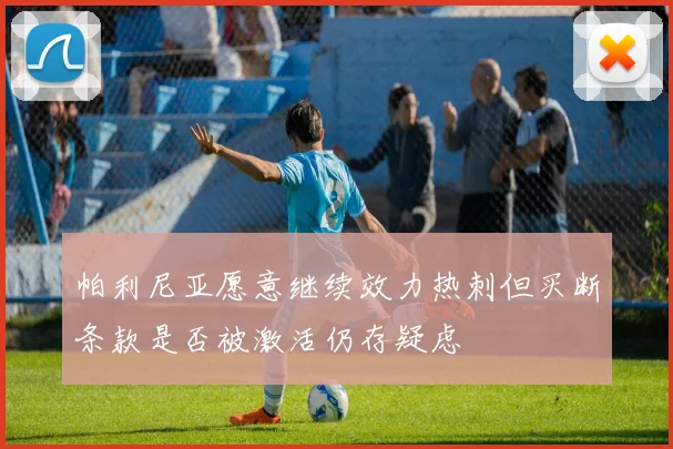 帕利尼亚愿意继续效力热刺但买断条款是否被激活仍存疑虑